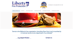Desktop Screenshot of libertyfireprotectioninc.com