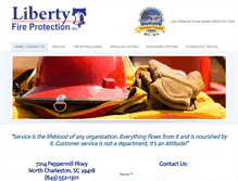 Tablet Screenshot of libertyfireprotectioninc.com